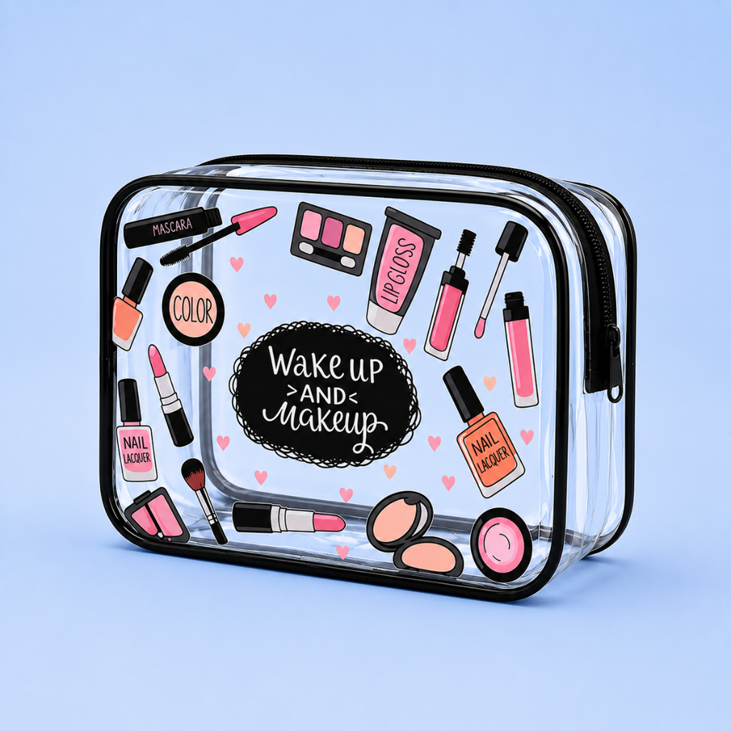 Clear Travel Makeup Bag