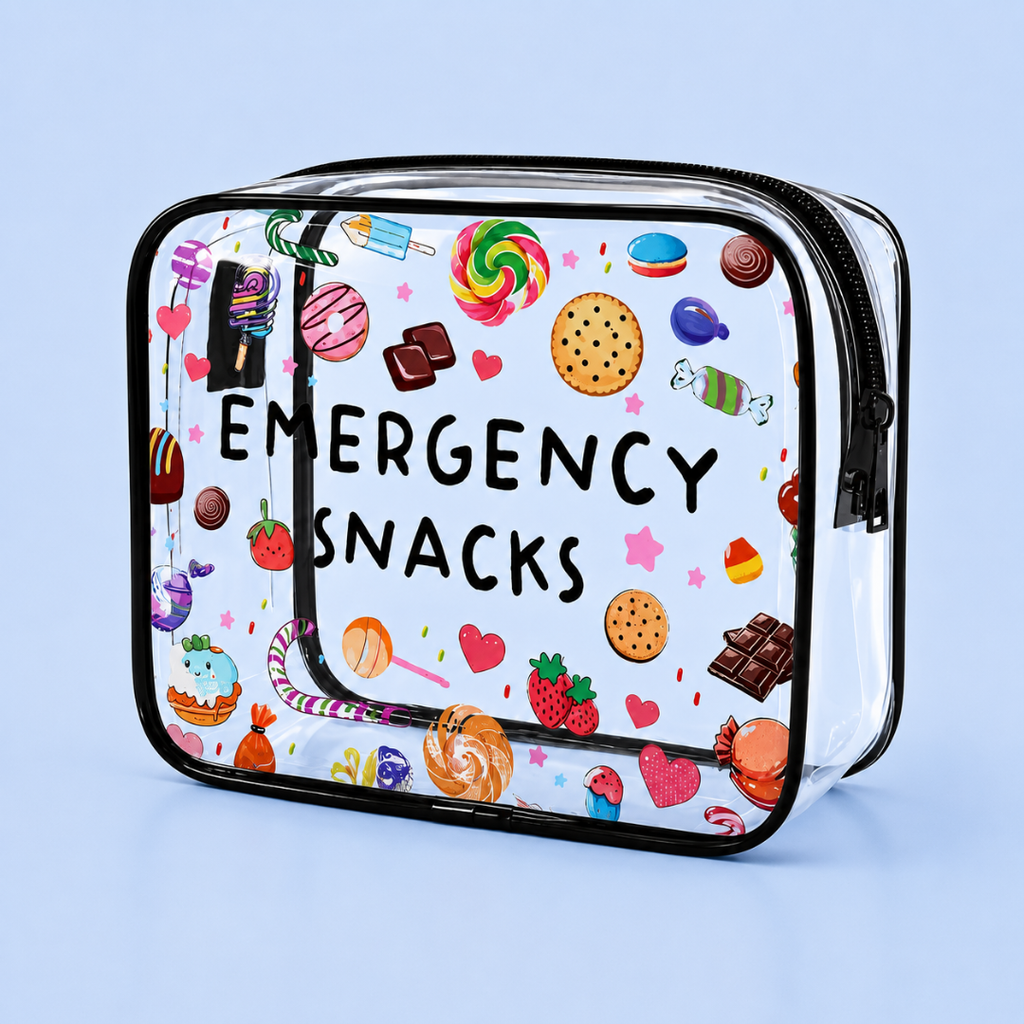 Clear Travel Snack Bag