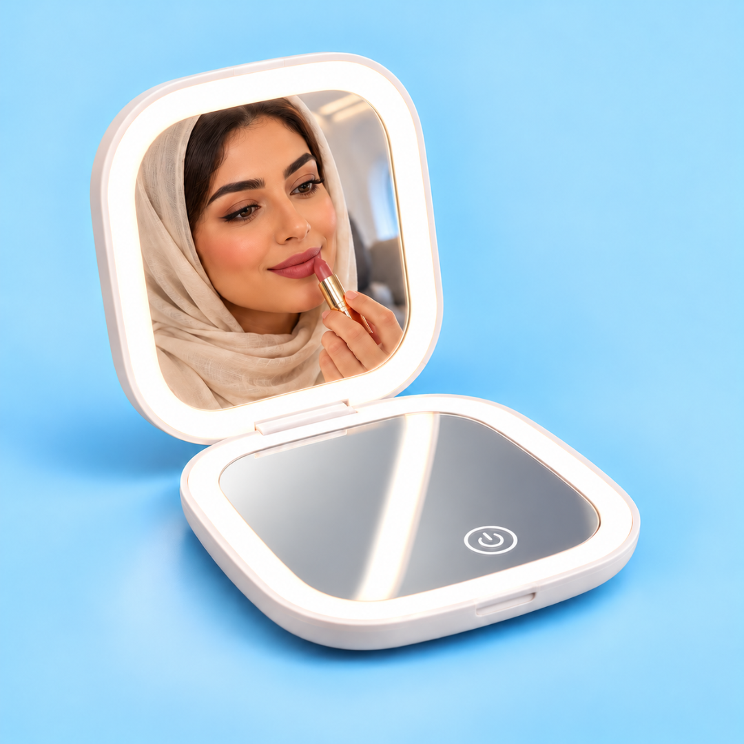 Foldable LED Mirror