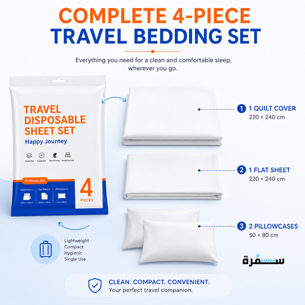 Disposable Double Travel Bed Set
