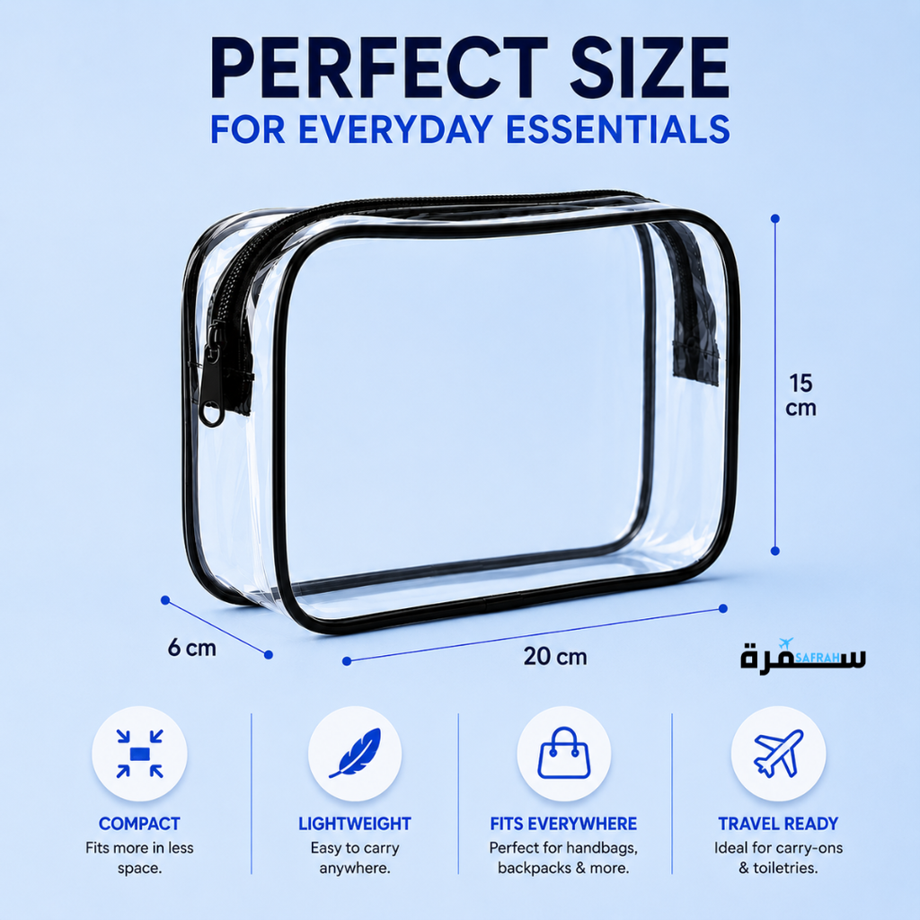 Clear Travel Toiletry Bag