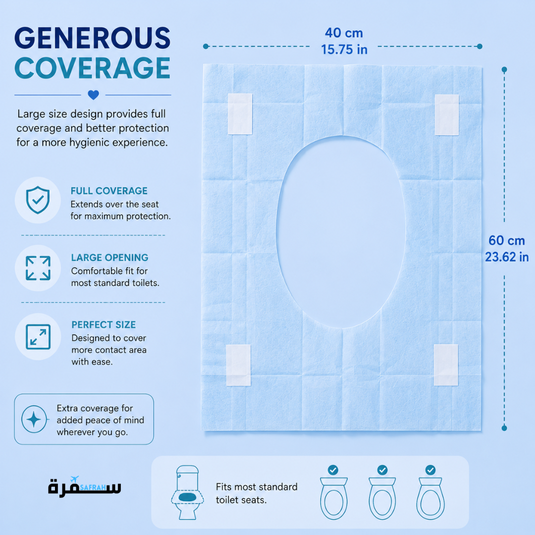 Toilet Seat Cover with Adhesive