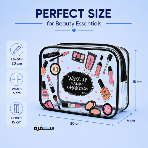 Clear Travel Makeup Bag