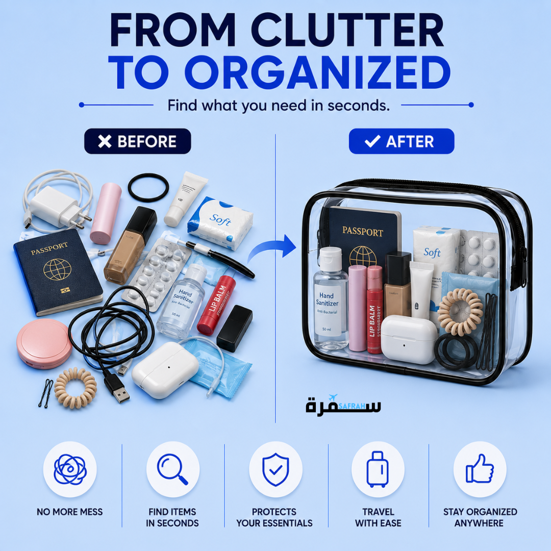Clear Travel Toiletry Bag