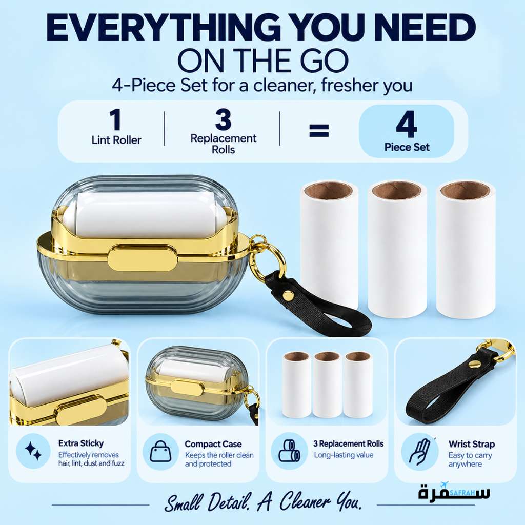 Travel Lint Roller Set