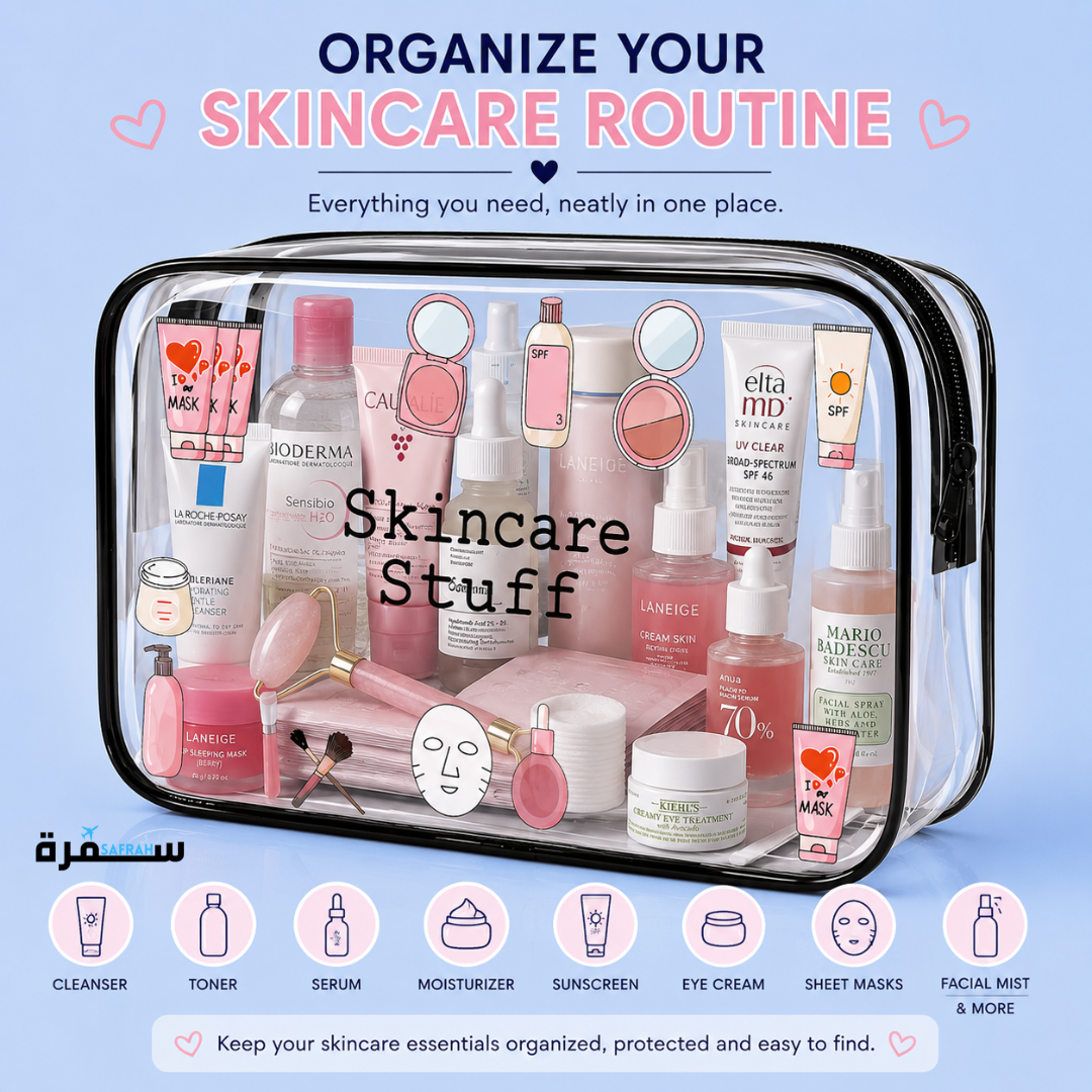 Clear Travel Skincare Bag