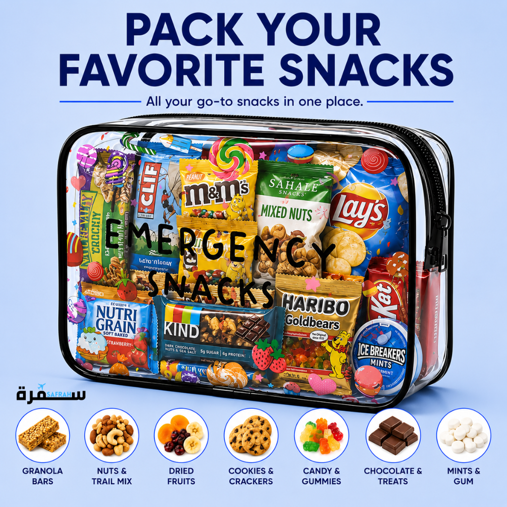 Clear Travel Snack Bag