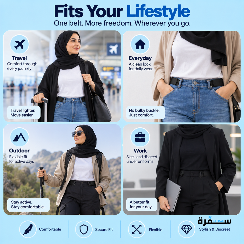 Buckle Free Travel Belt