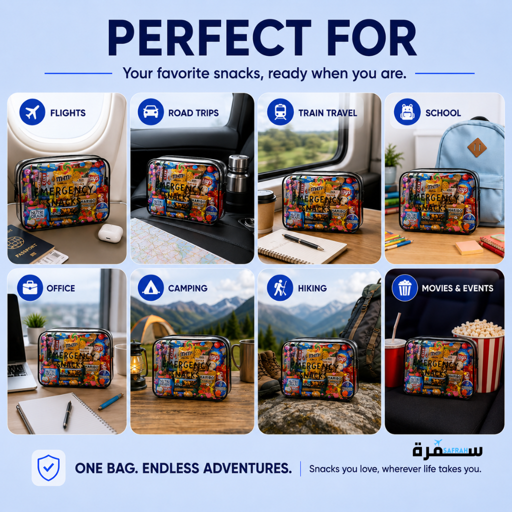 Clear Travel Snack Bag