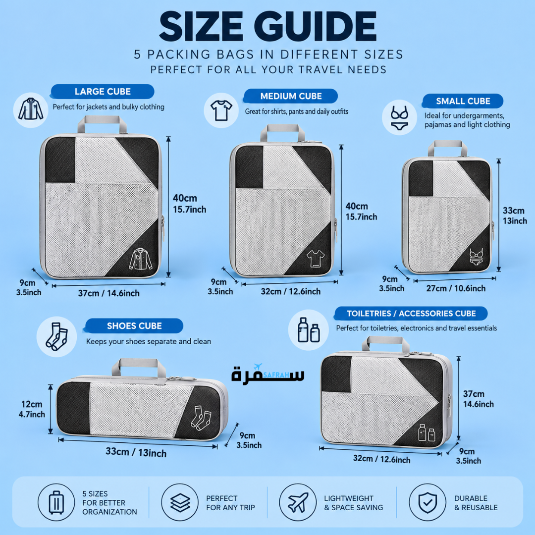 Foldable Compression Packing Bags