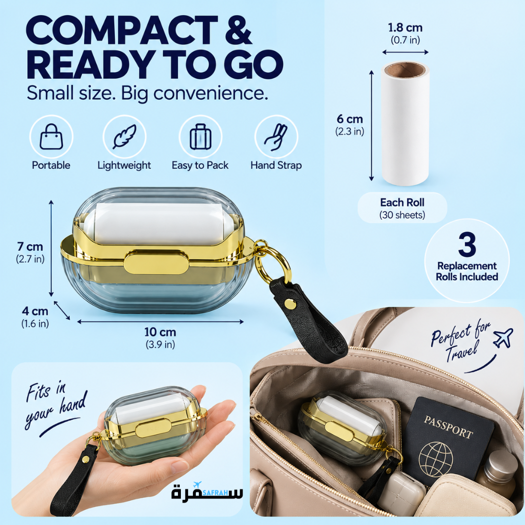 Travel Lint Roller Set