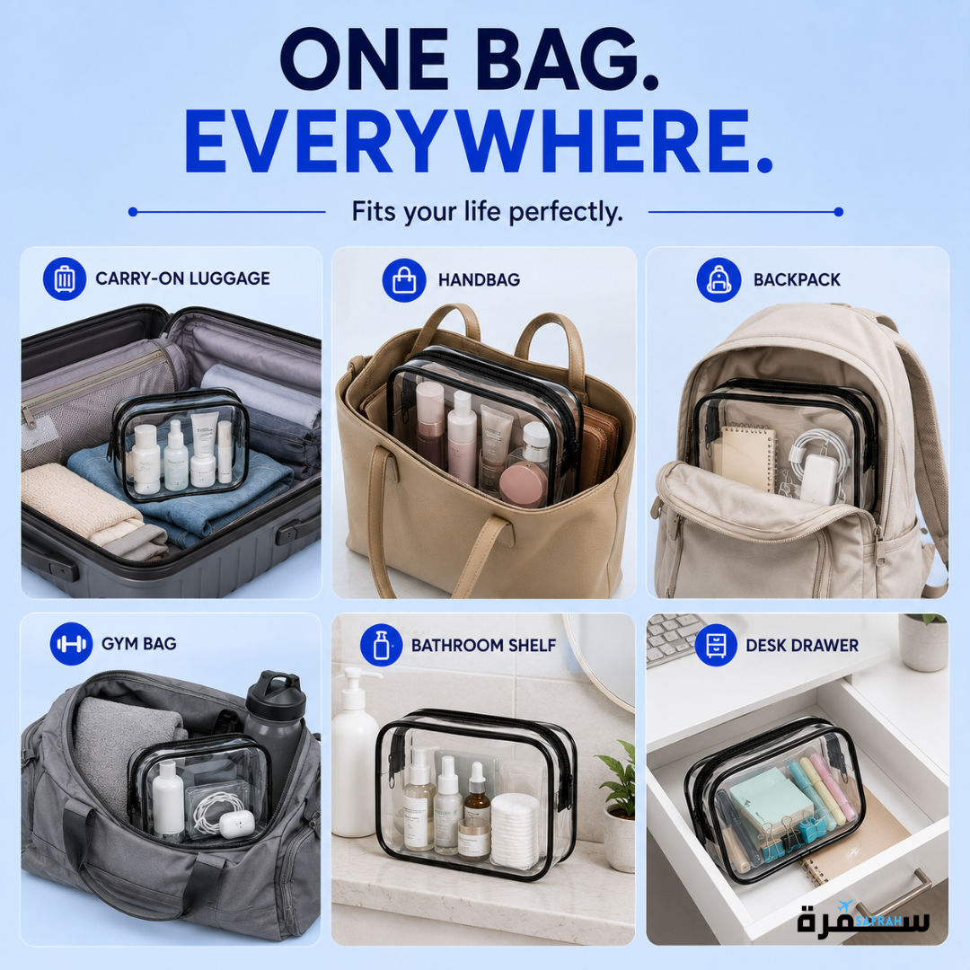 Clear Travel Toiletry Bag