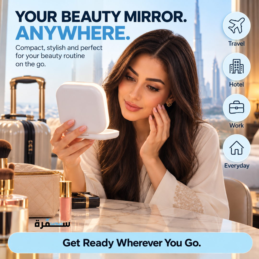 Foldable LED Mirror