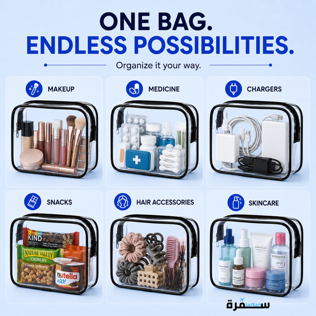 Clear Travel Toiletry Bag