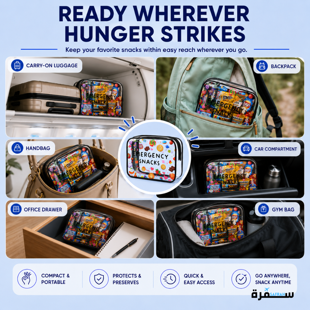 Clear Travel Snack Bag