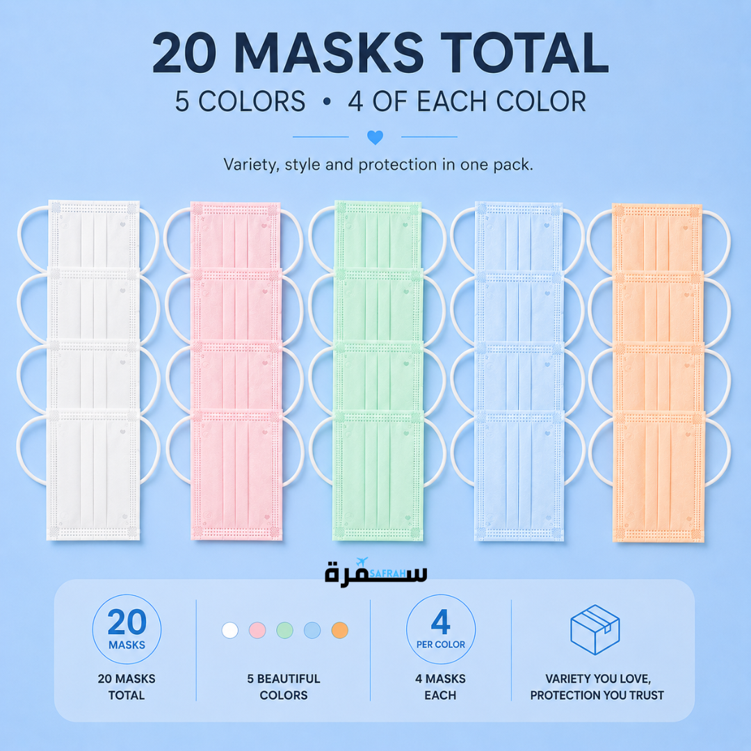 Colorful Travel Face Mask