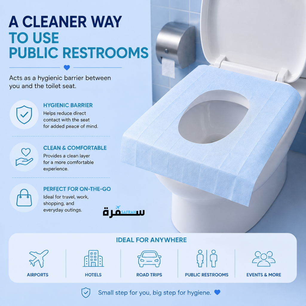 Toilet Seat Cover with Adhesive