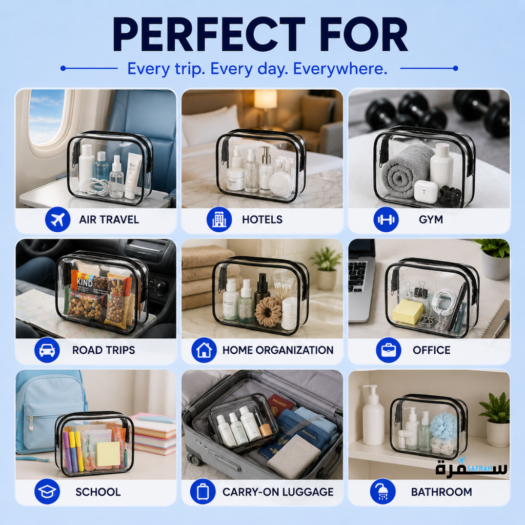 Clear Travel Toiletry Bag
