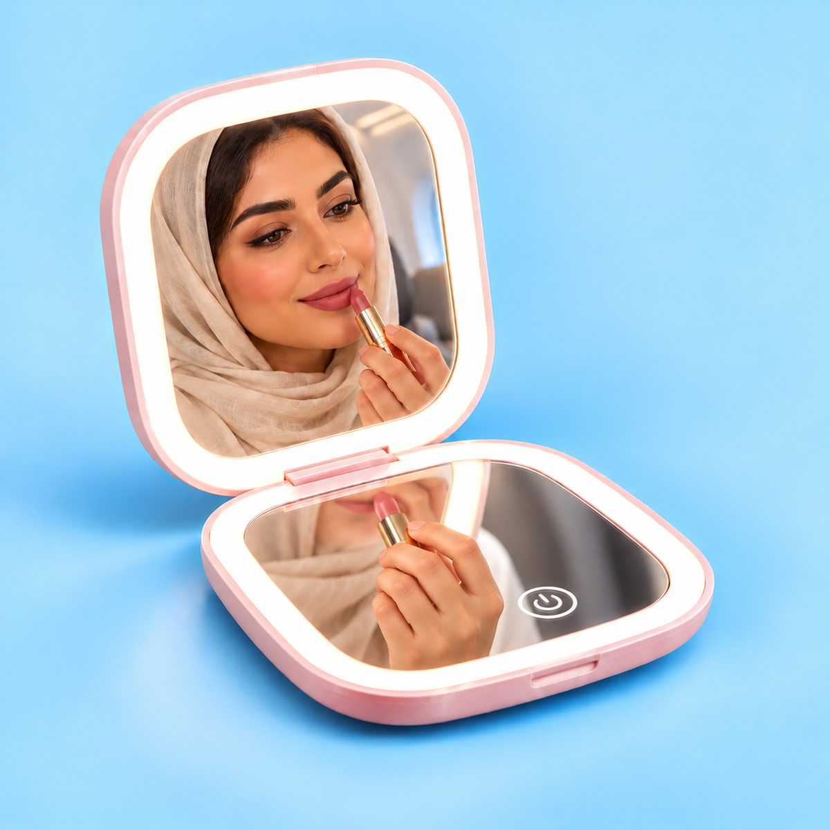 Foldable LED Mirror